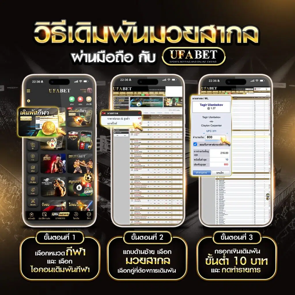 วิธีเดิมพันมวยสากลผ่านมือถือ